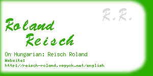 roland reisch business card
